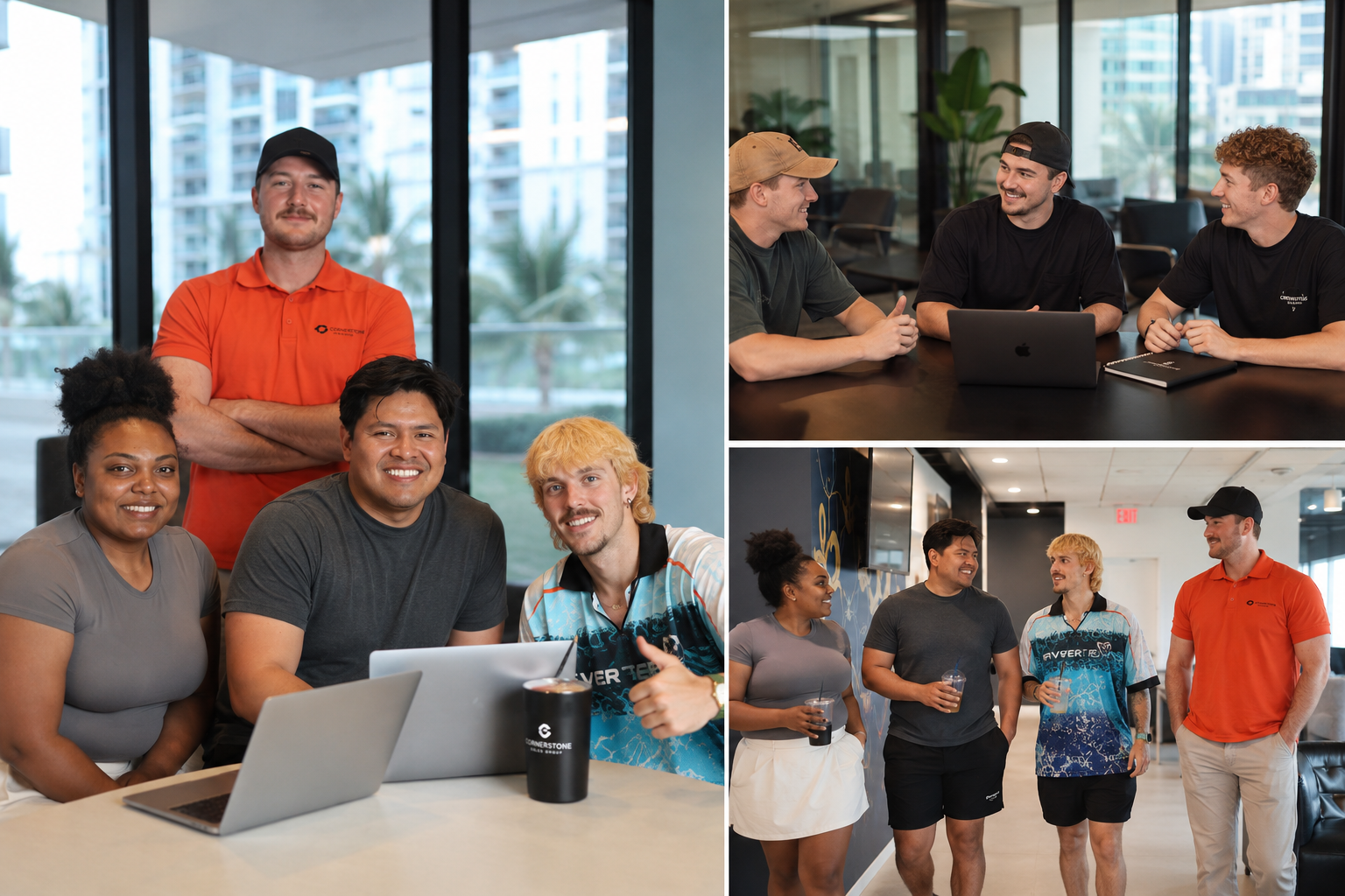 Atlas teammates collaborating in the office